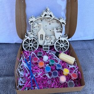 Cinderella - Paint Kit - Handmade - Wooden